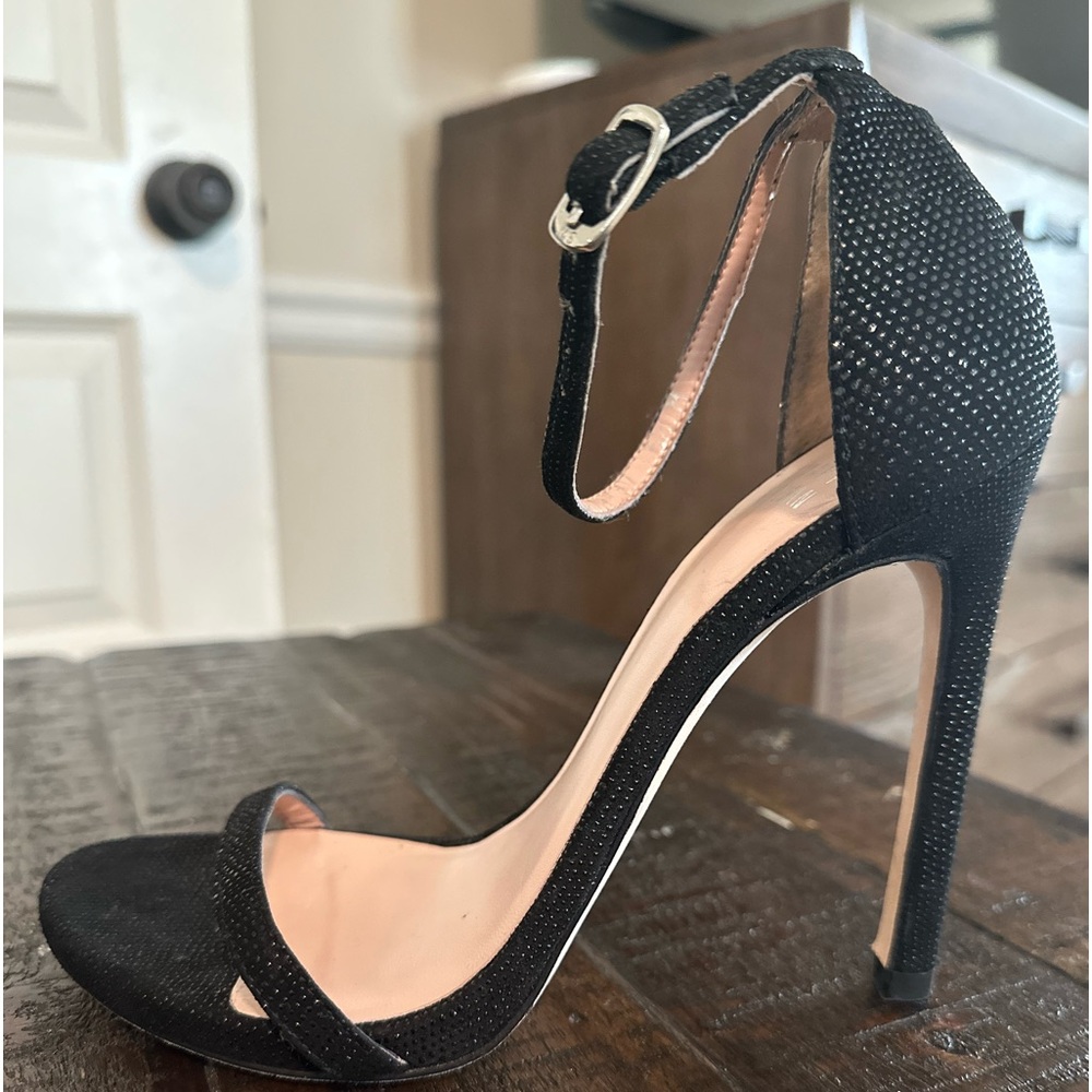 New Stewart Weitzman heels. No box size 5.5 Black Diamond in color - Picture 4 of 8